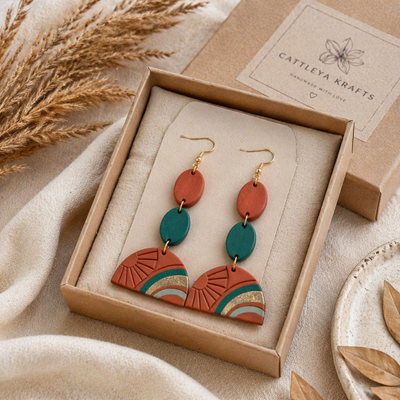 Terracotta Sunrise Earrings